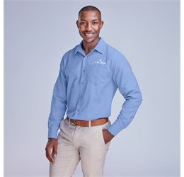 Mens Long Sleeve Oxford Shirt